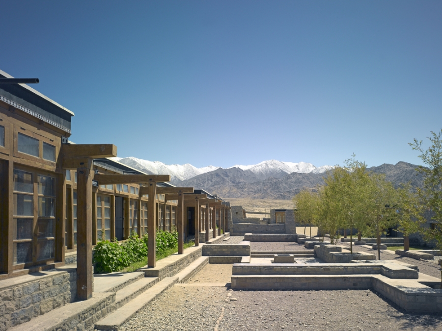 The granite and timber architecture of Druk Pema Karpo School